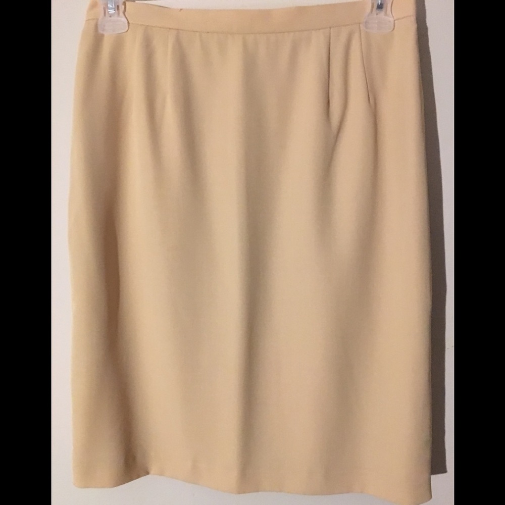 New Yellow pencil skirt Sz 12